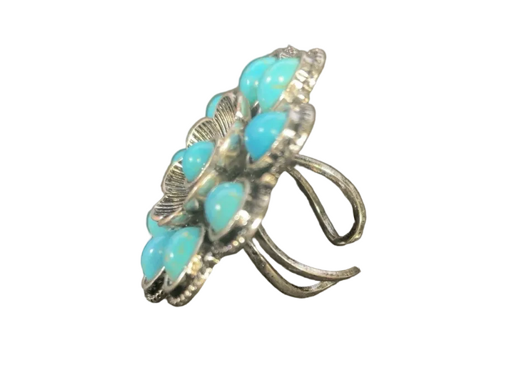 Turquoise Bloom Ring