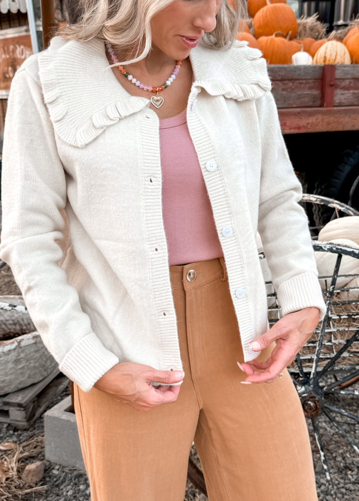 Cherished Moment Peter Pan Collared Sweater