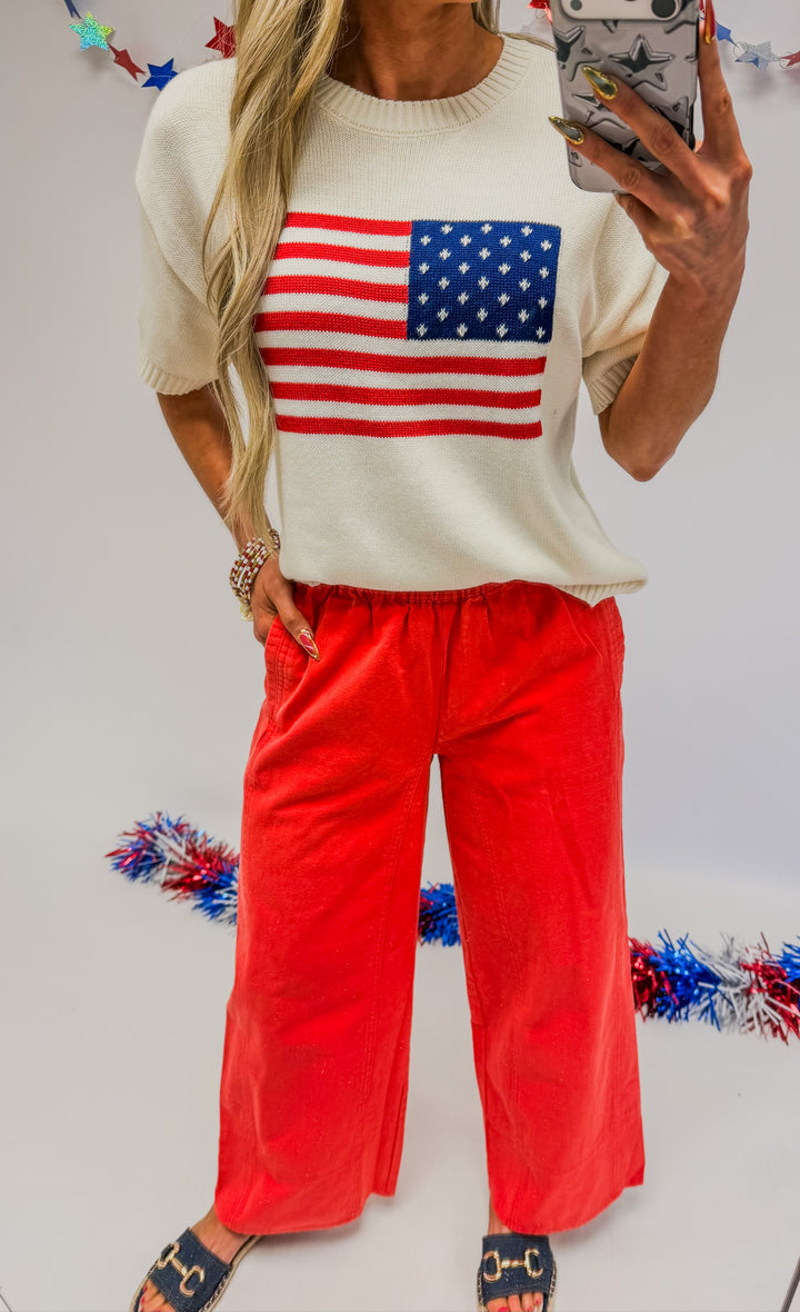 Stars & Stripes Knit Sweater