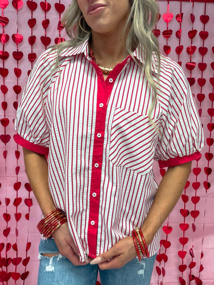 Candy Stripe Classic Button-down