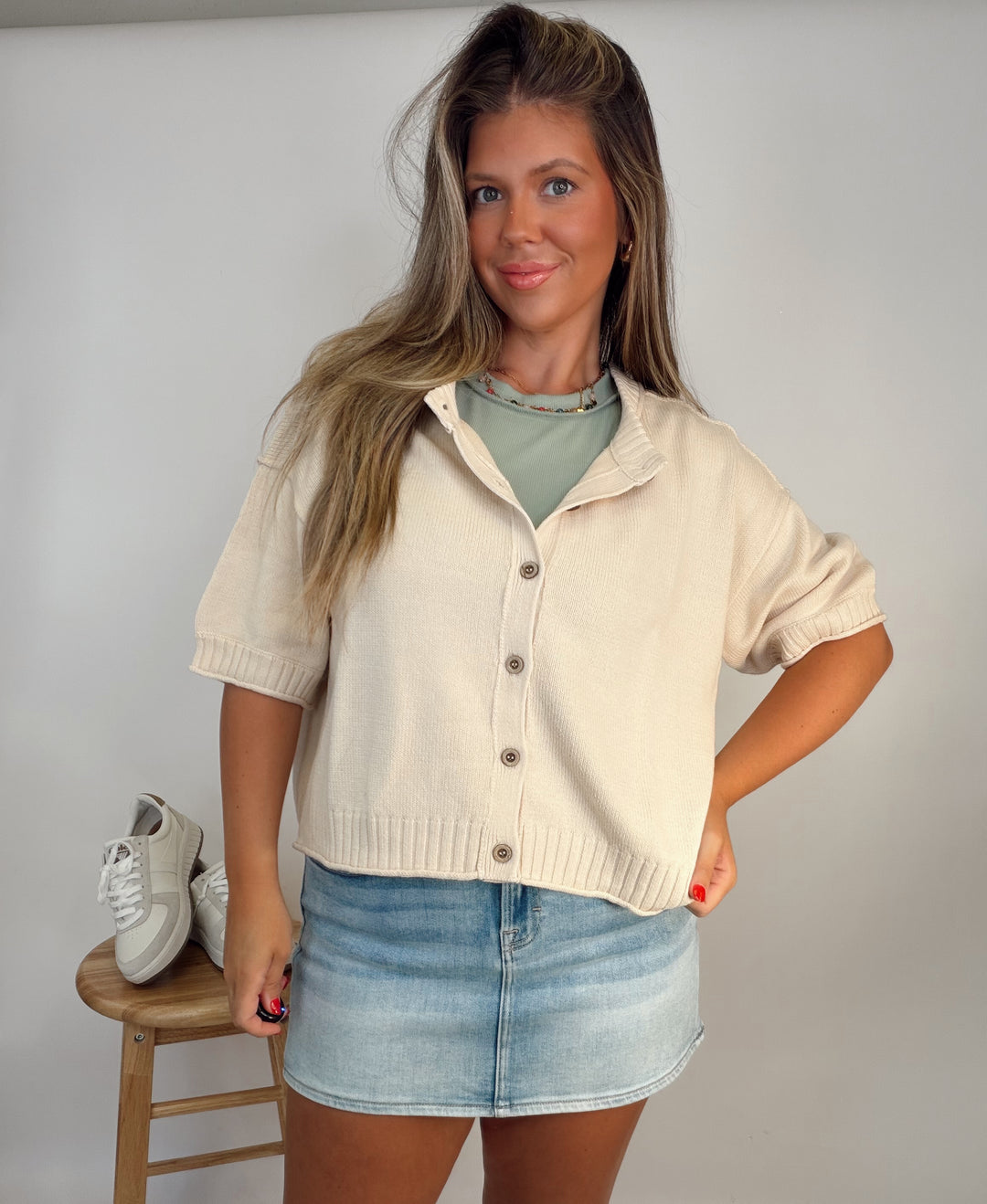 Classic Anne Button Down Top