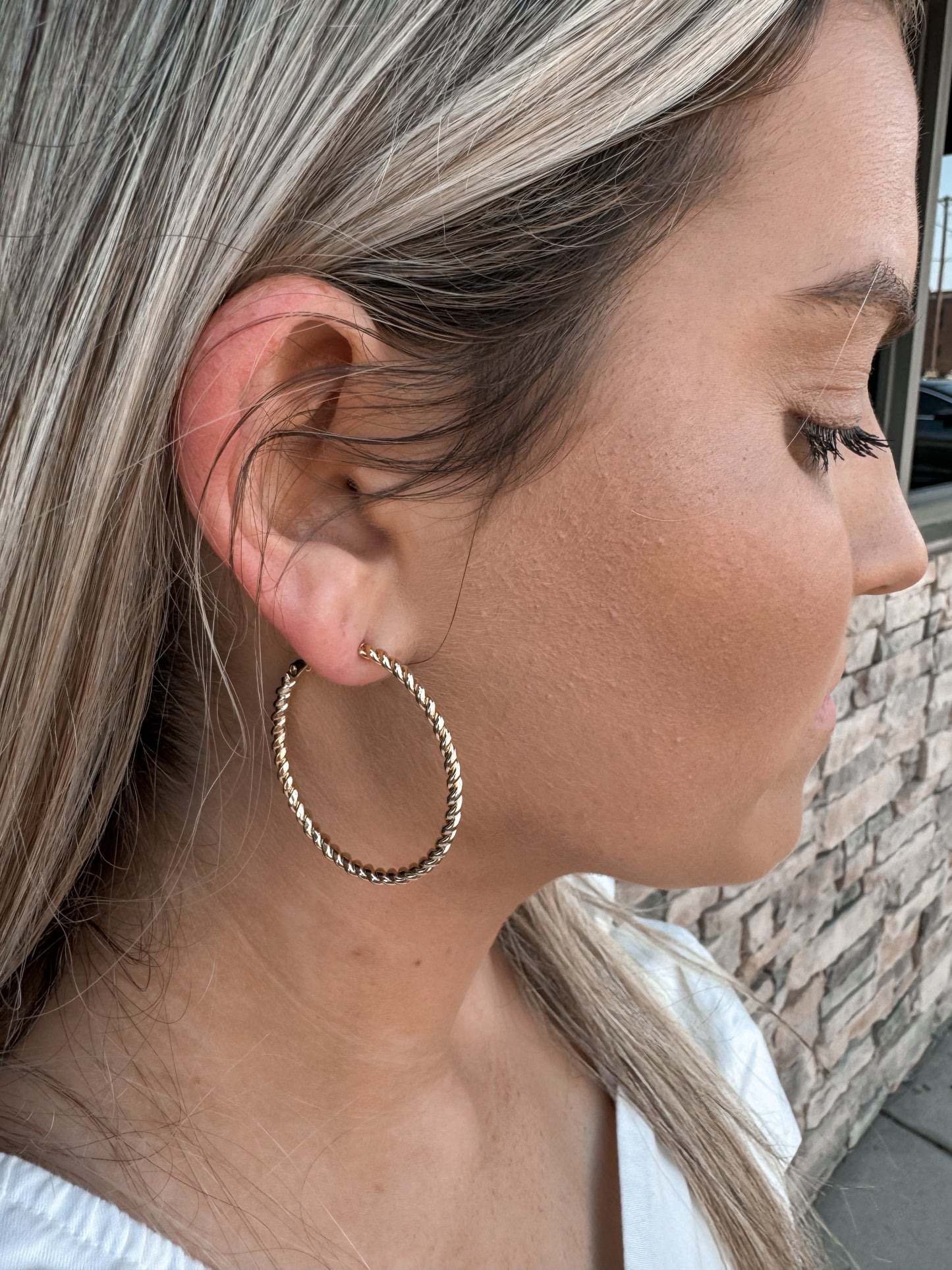 Get Twisted Hoop Earrings