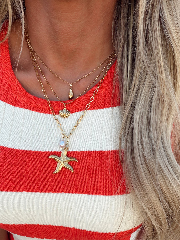 Golden Tide Layered Necklace