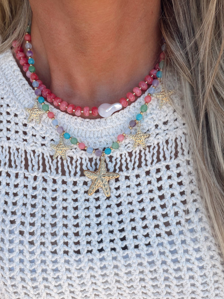 Down By The Sea Beaded Necklace