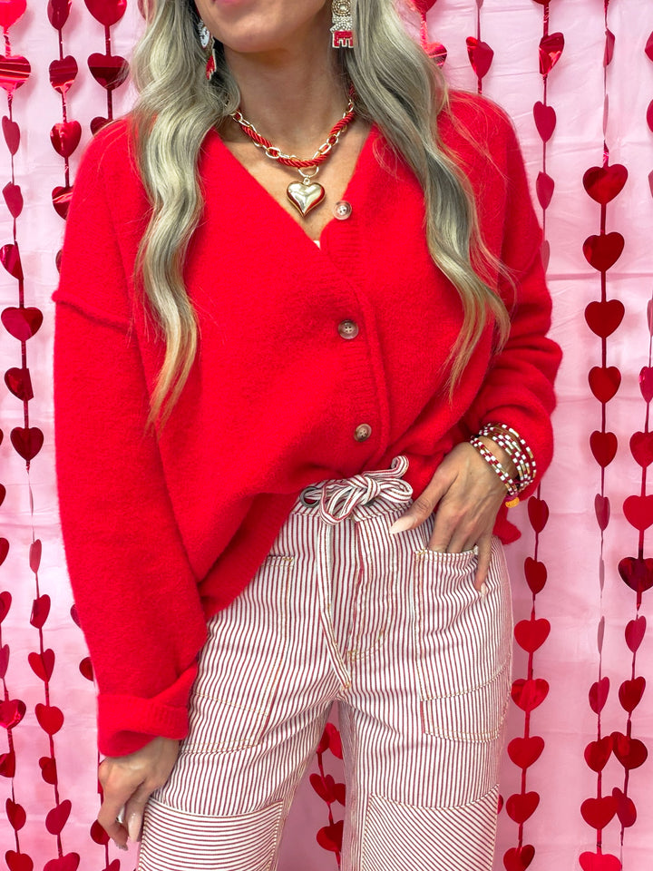 The Classic Cozy Button Cardigan