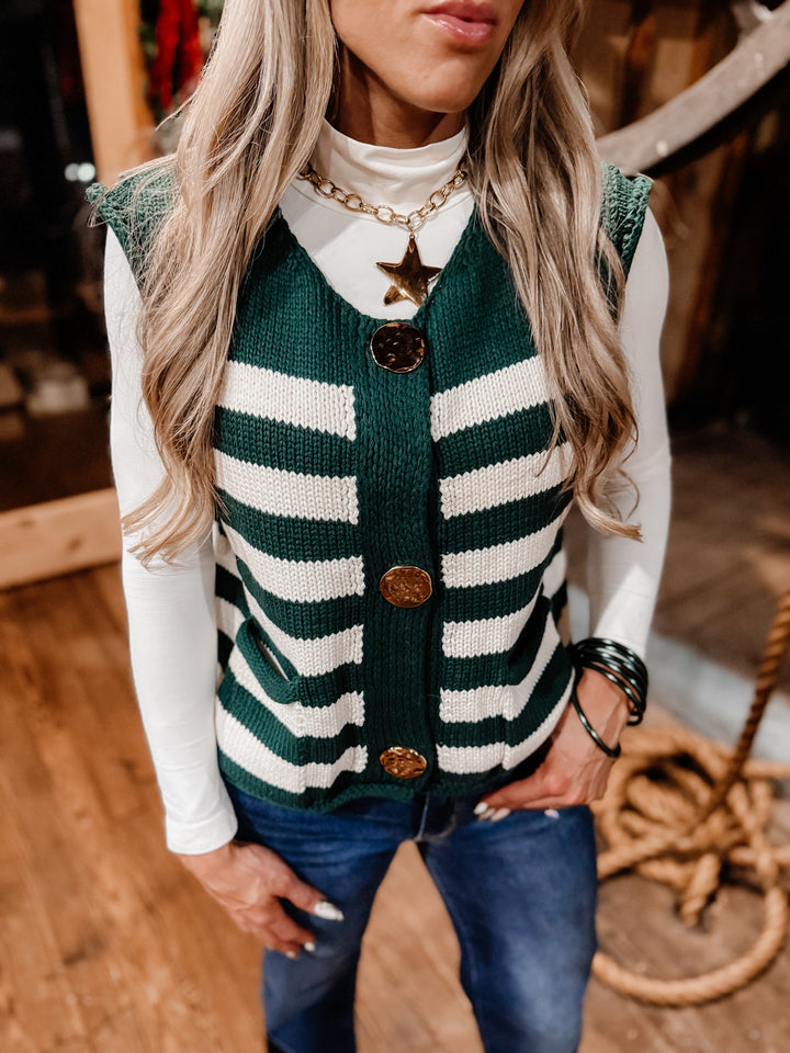 Spirit Of Love Striped Vest