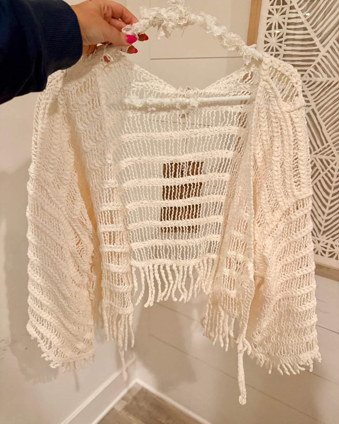 Fringe With Benefits Cardigan