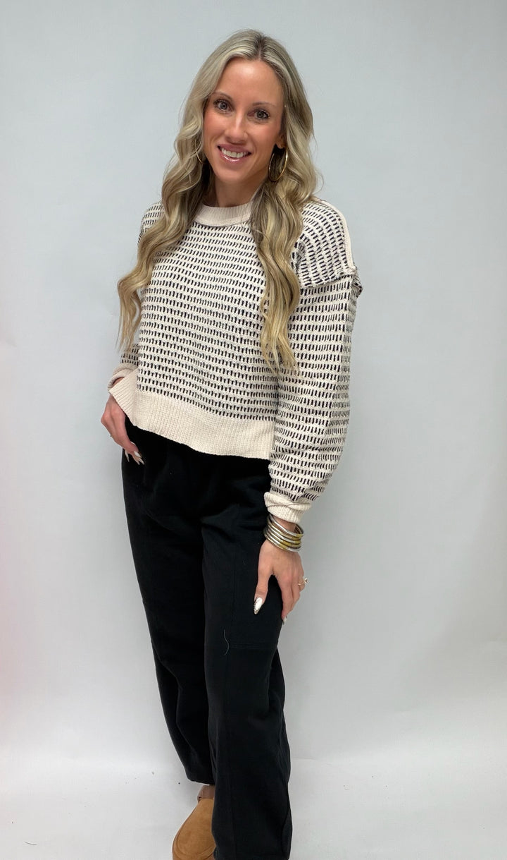 SBS- The Waffle Stitch Sweater