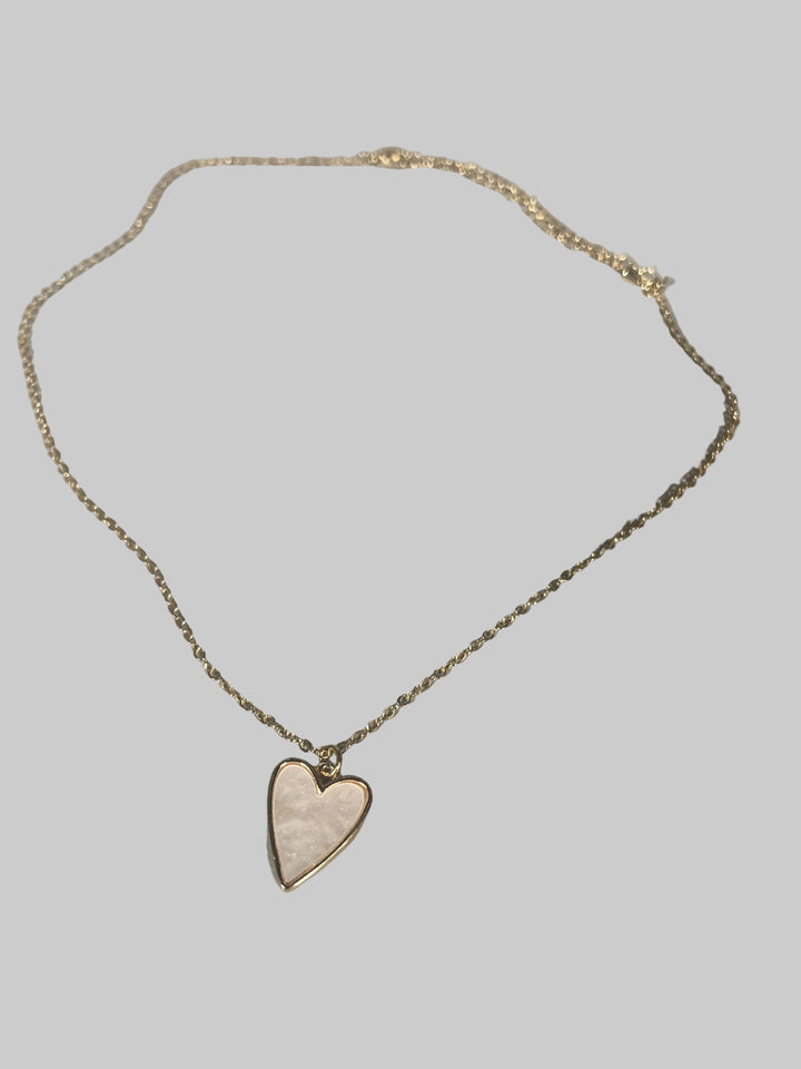 Soft Heart Glow Necklace