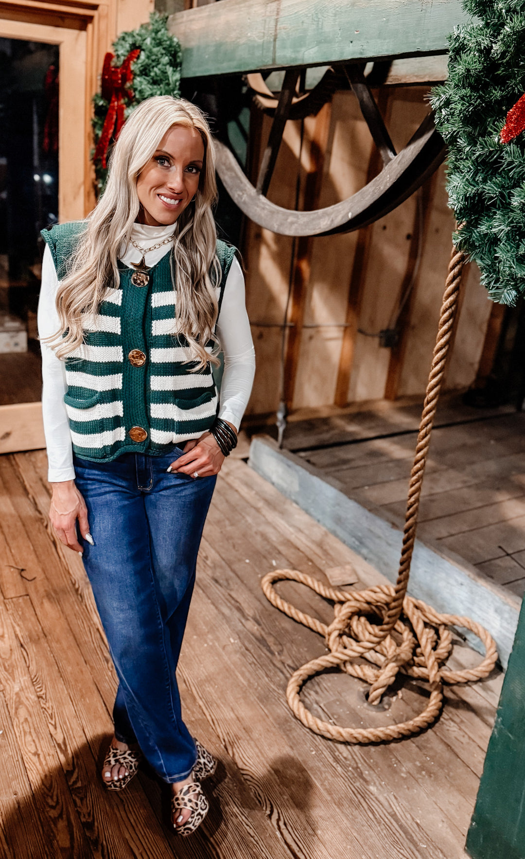 Spirit Of Love Striped Vest