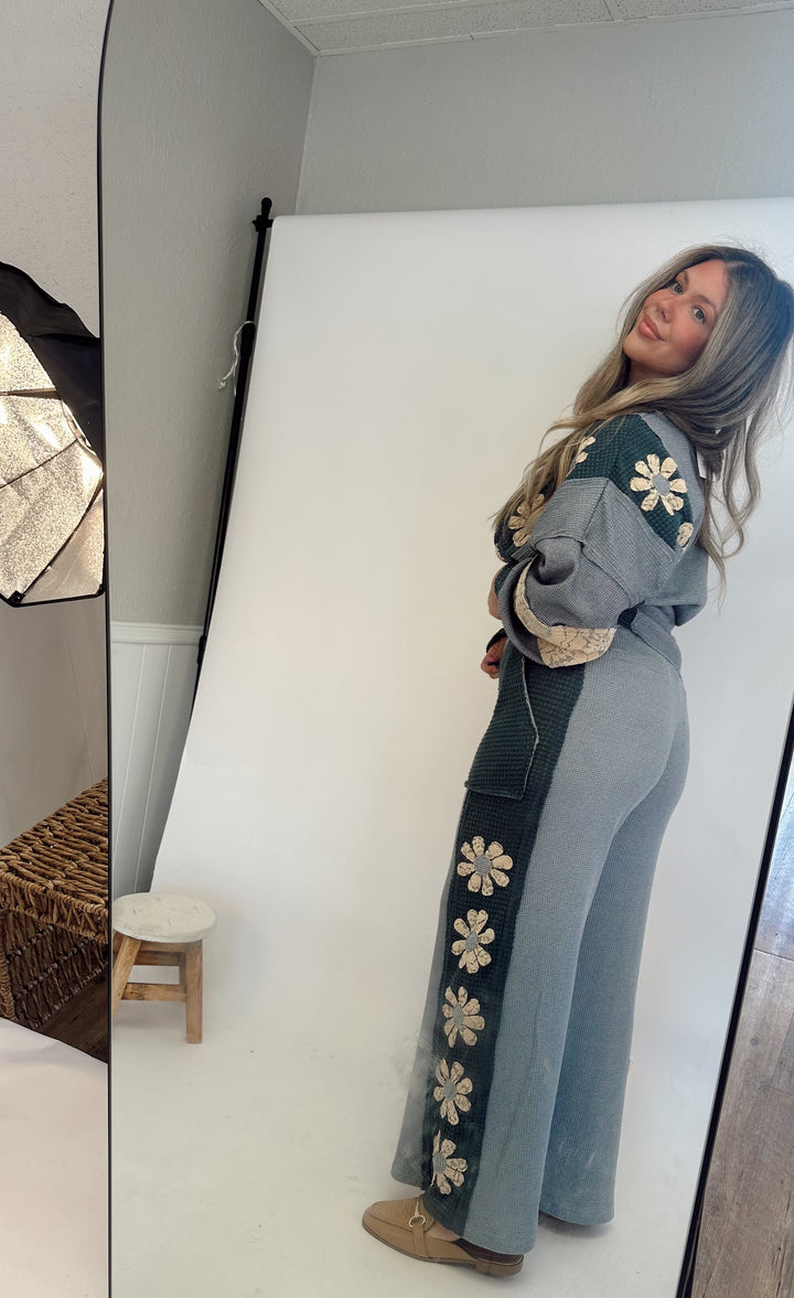 Daisy Garden Patchwork Sweatpants