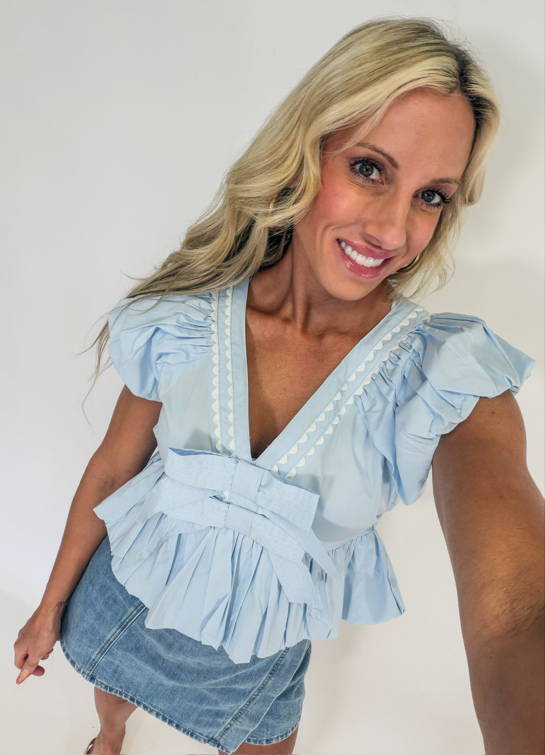 Ruffles & Ribbons Top