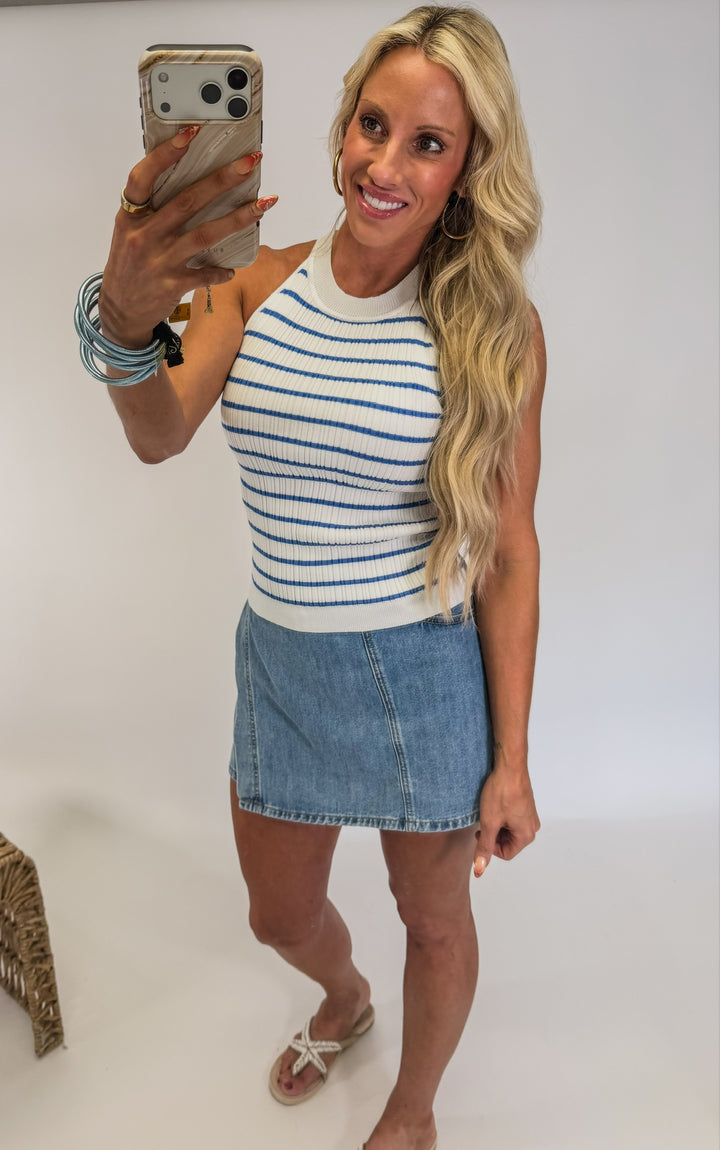The Capri Stripe Tank
