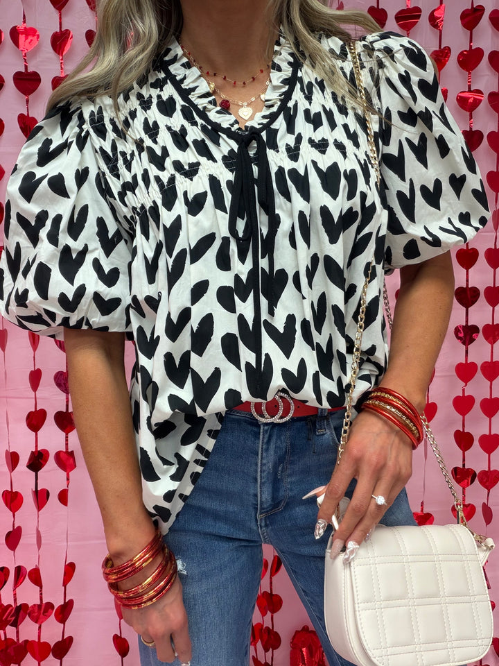 All Heart Smocked Blouse