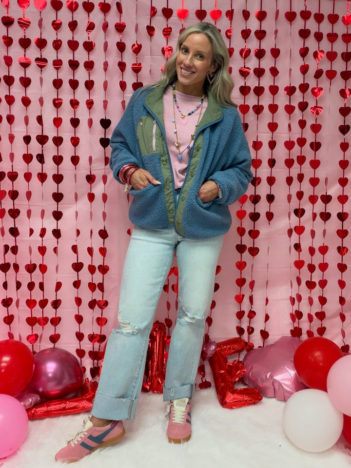 The Frosted Meadow Snap-up Jacket