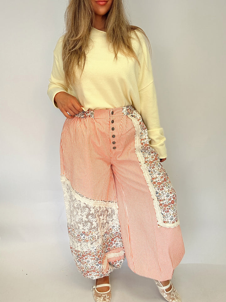 Sweet Meadow Patchwork Pants