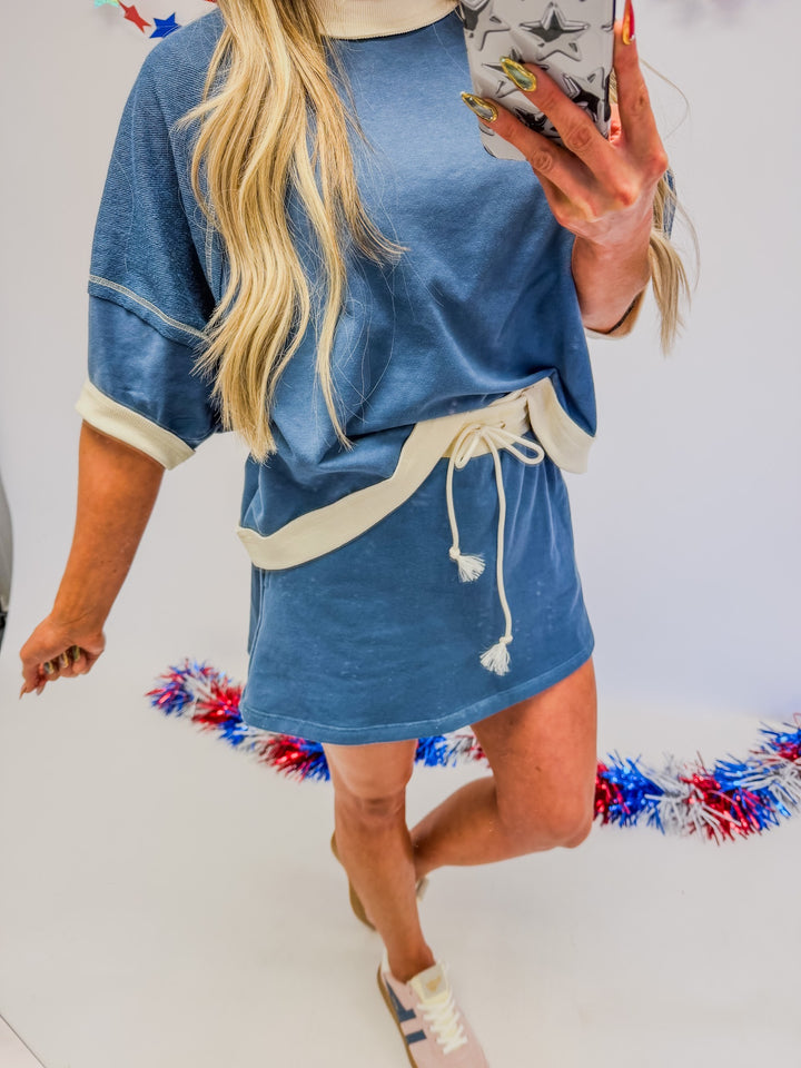 Pastel Play Raglan Skort Set