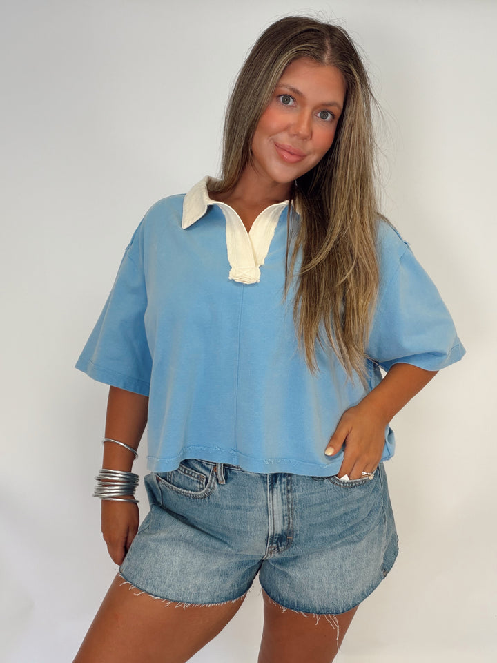 The Modern Collar Top