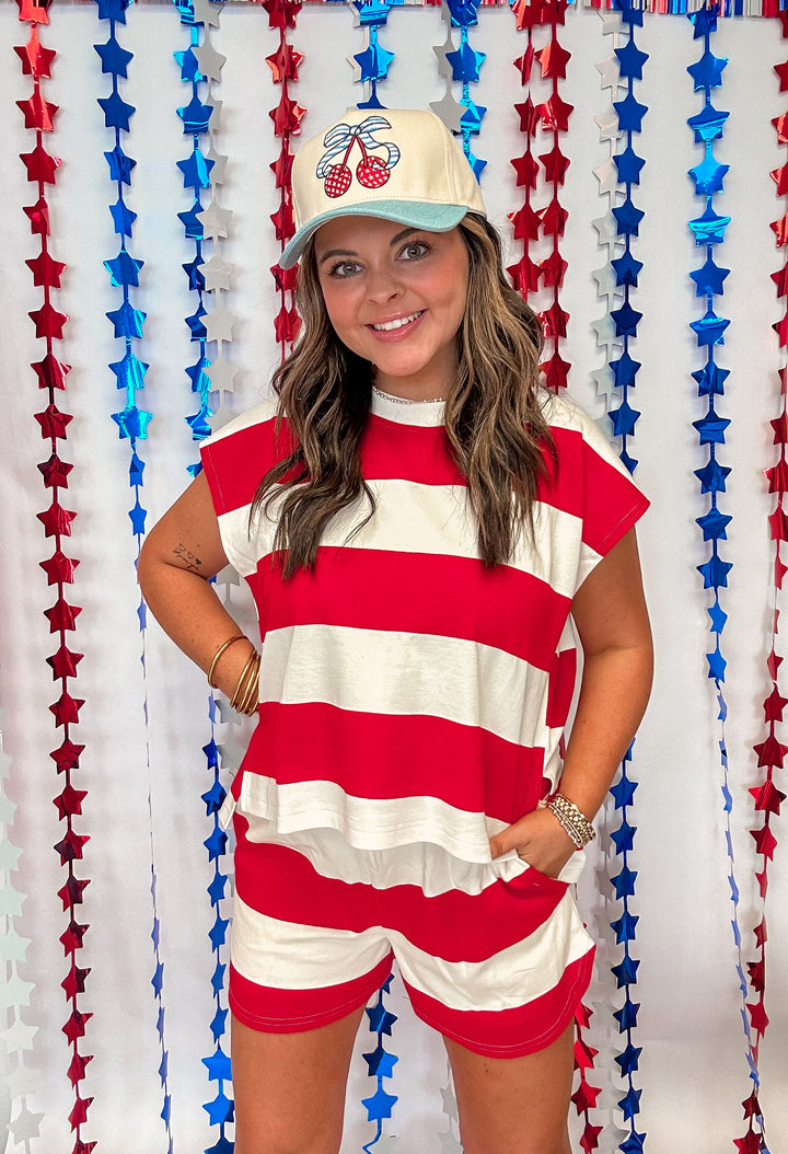 Get Up And Go Striped Set