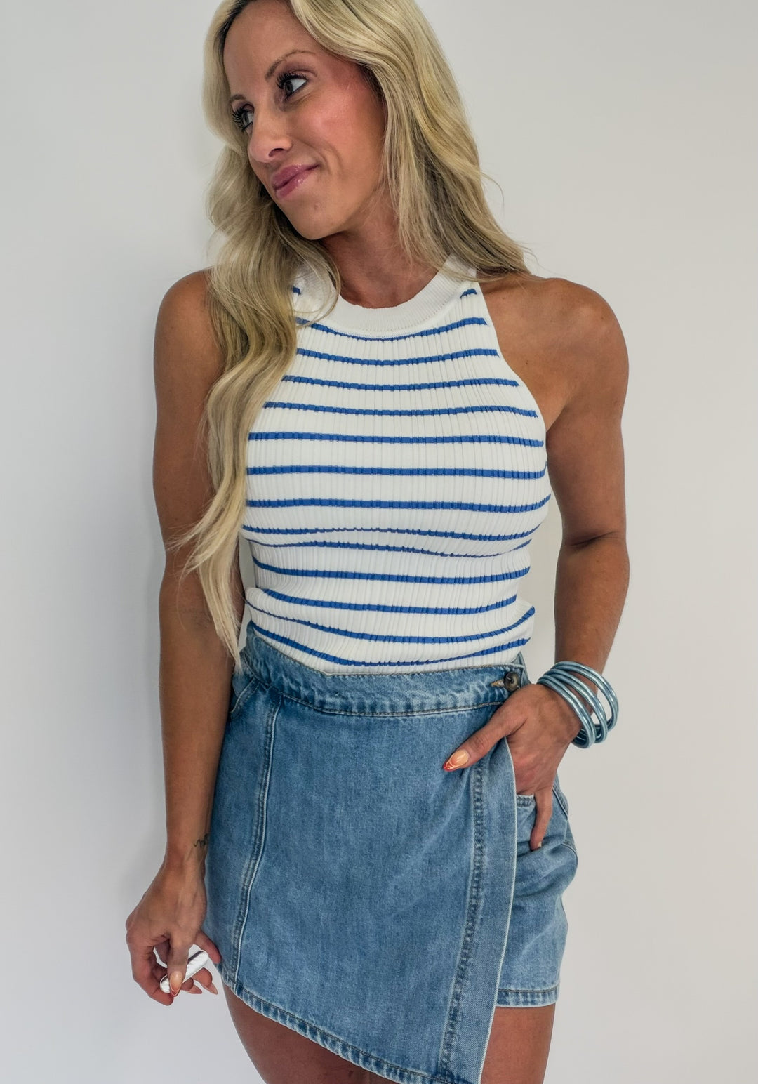 The Capri Stripe Tank