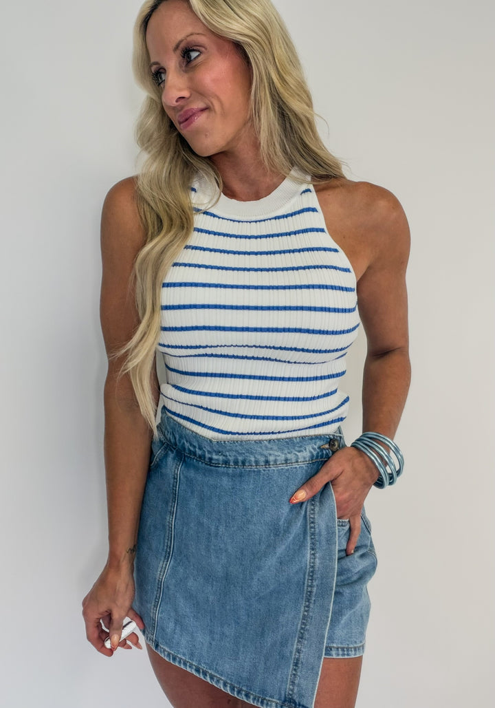 The Capri Stripe Tank
