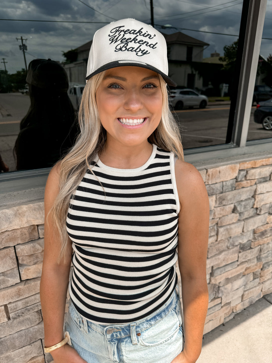 Off The Coast Stripe Tank