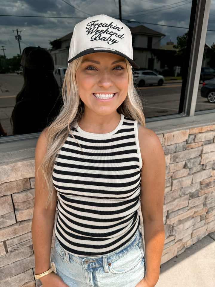 Off The Coast Stripe Tank