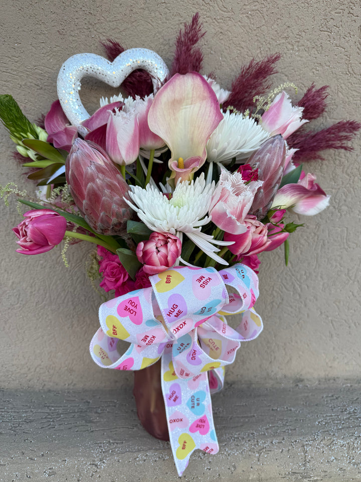 Valentine Mixed Floral Arrangement - XL