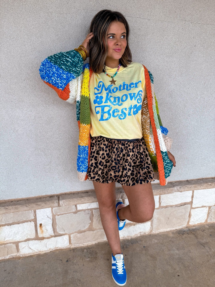 Wilder Than You Leopard Skort