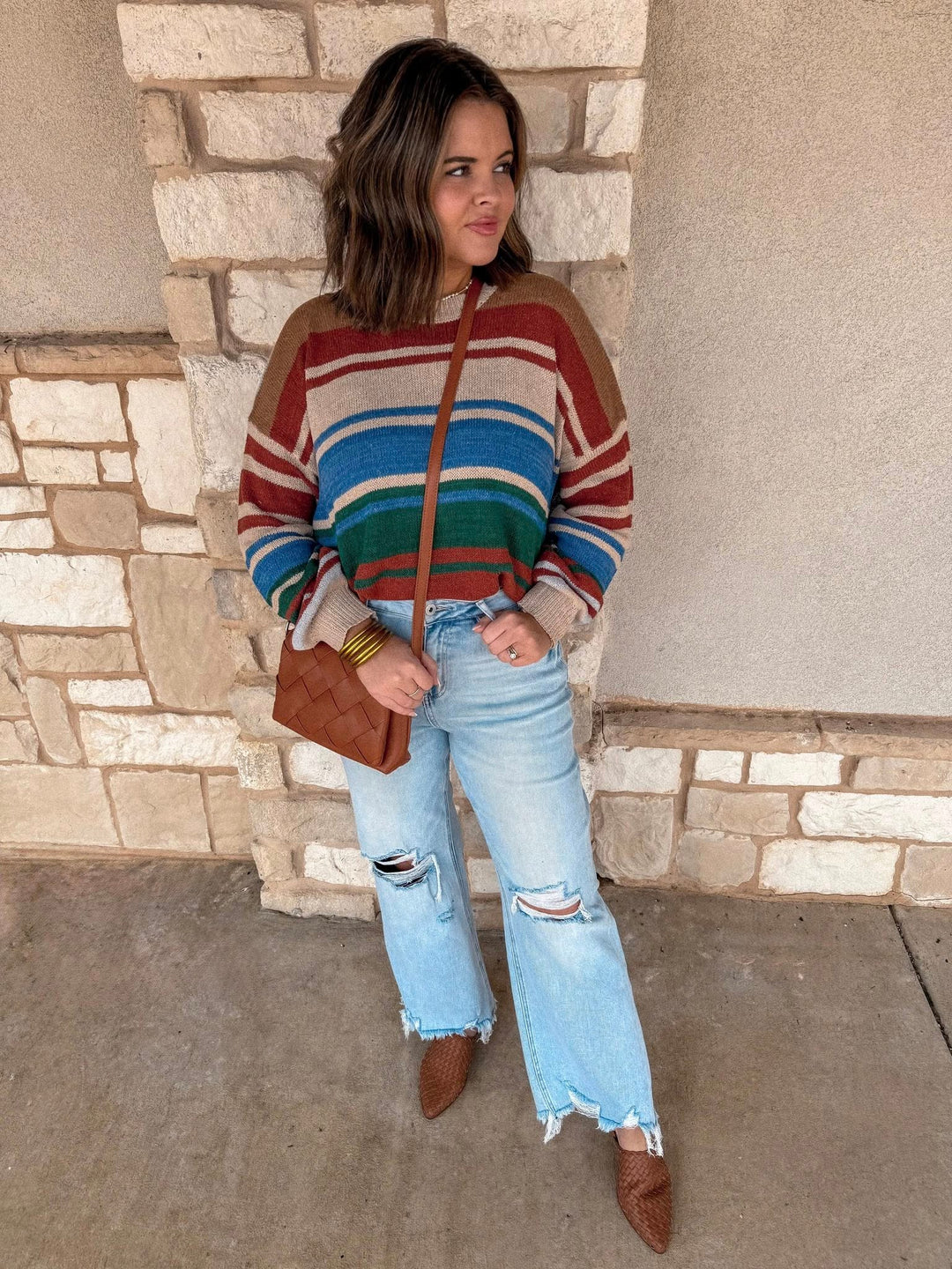 Vermont Bound Striped Sweater