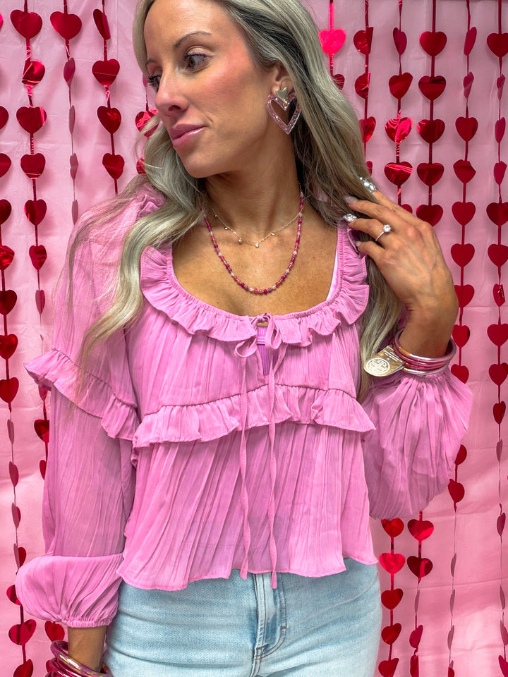 Havana Nights Ruffle Blouse