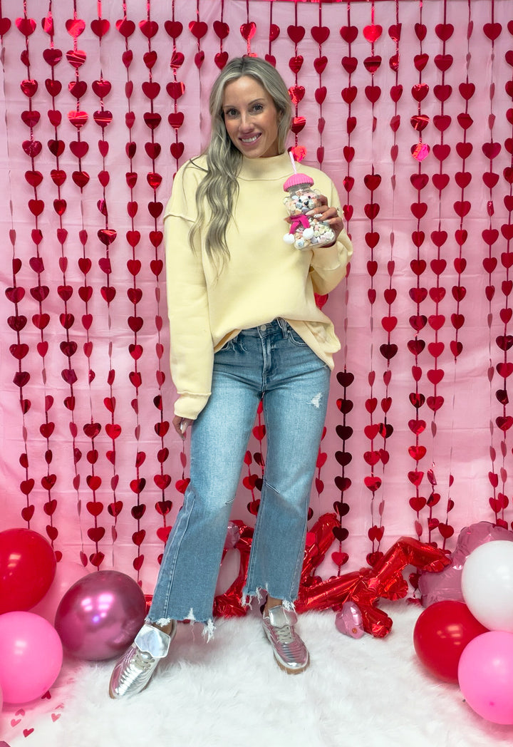 The Snug Mock Neck Sweatshirt