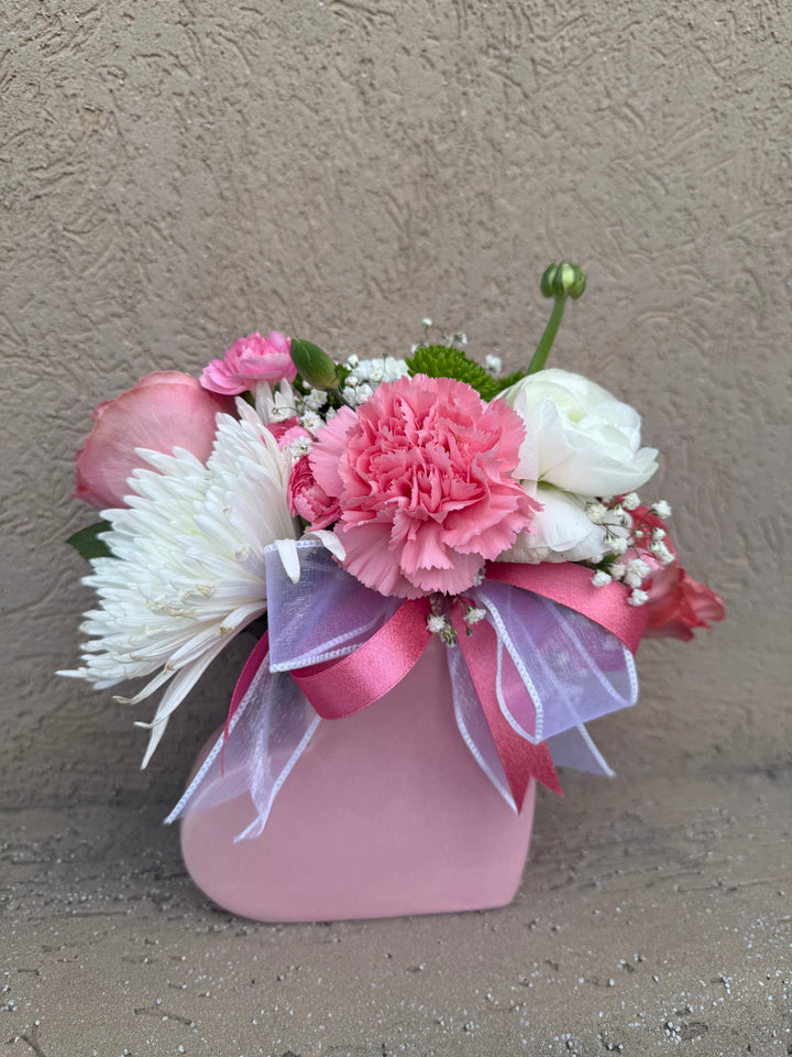 Valentine Mixed Floral Arrangement - Small