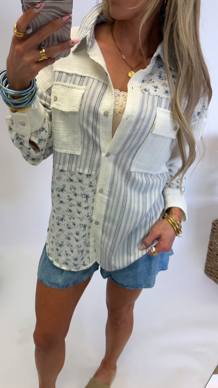 The Meadow Mix Button Down