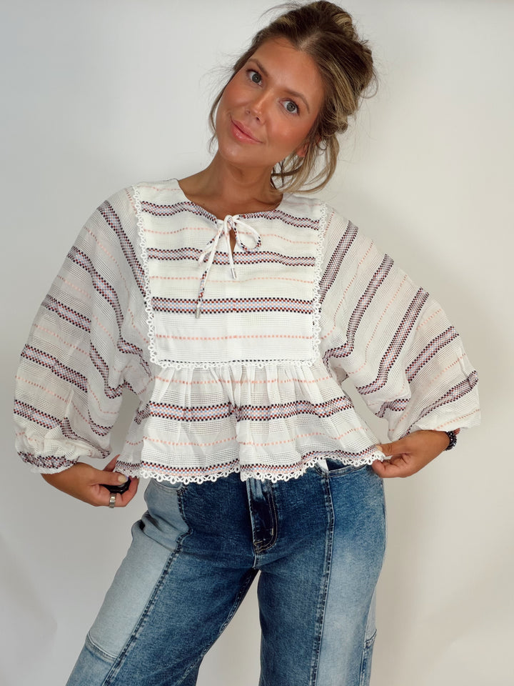 The Summer Social Peplum