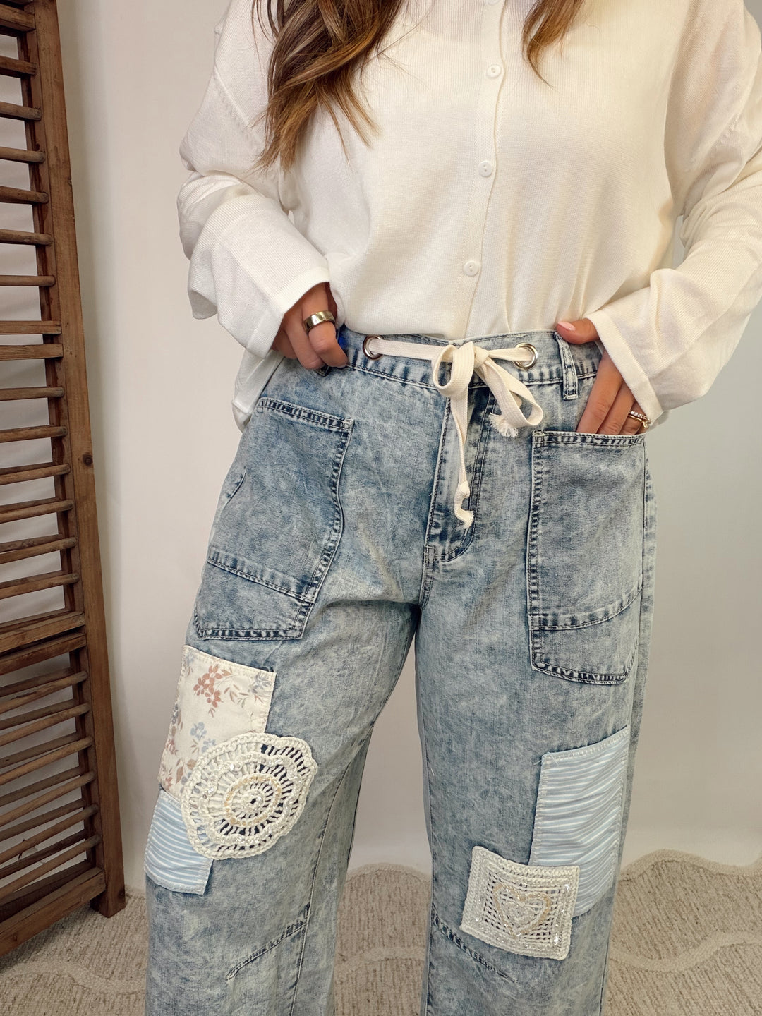 Wildflowers & Denim Pants
