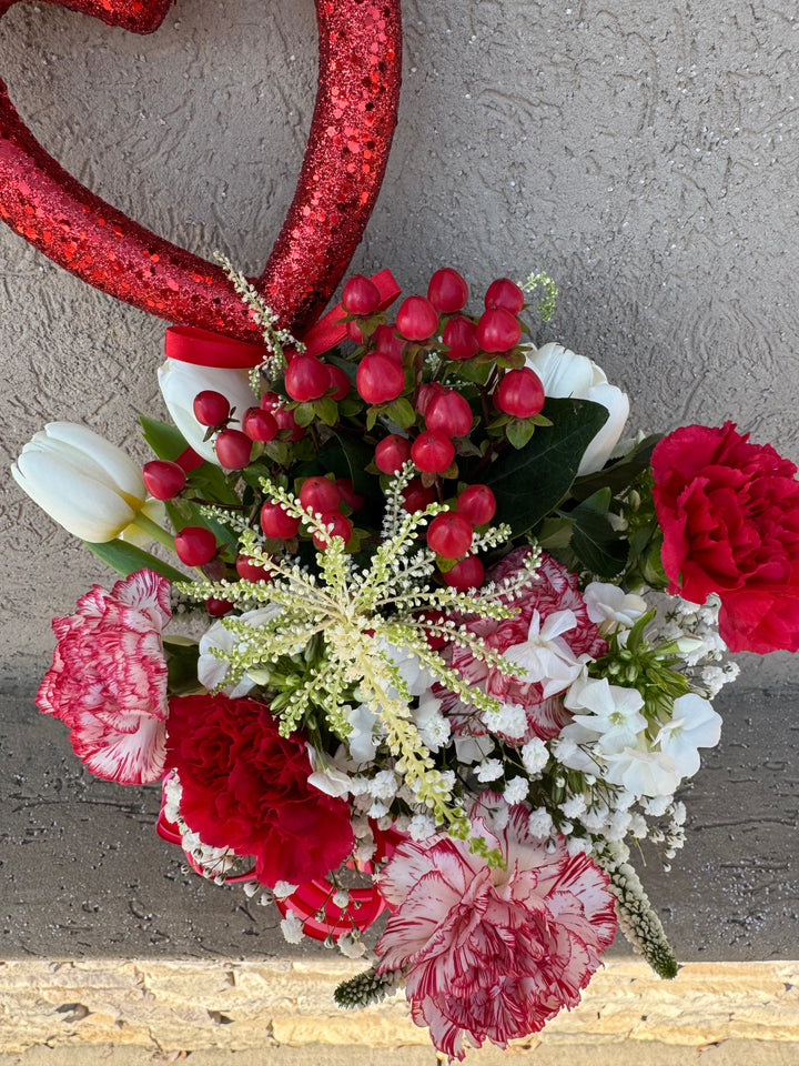 Valentine Mixed Floral Arrangement - Large