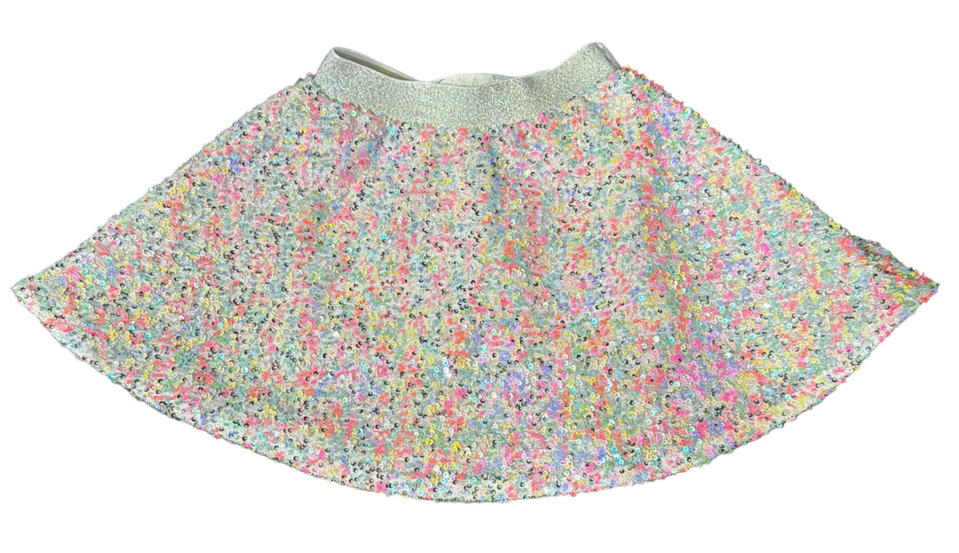 Cotton Candy Sequin Twirl Skort