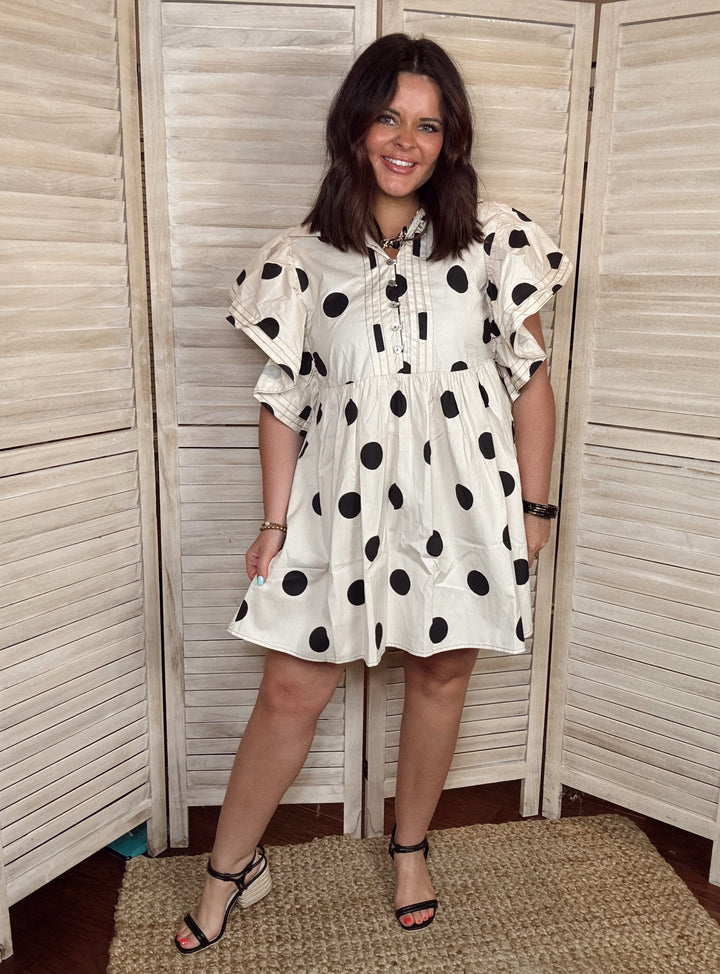 The Bold & Buttoned Dress