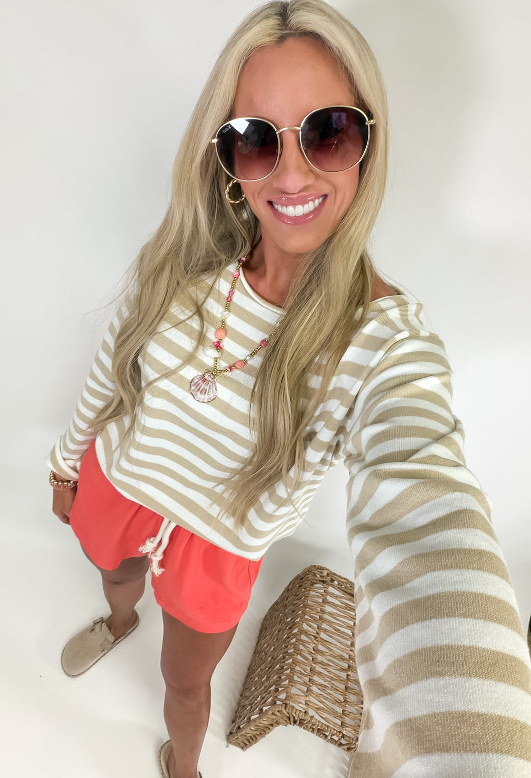 Calm & Collected Stripe Top