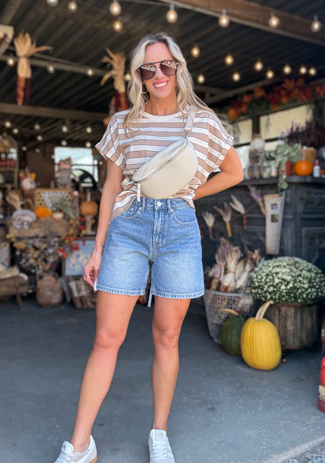 Stay Connected Striped Top