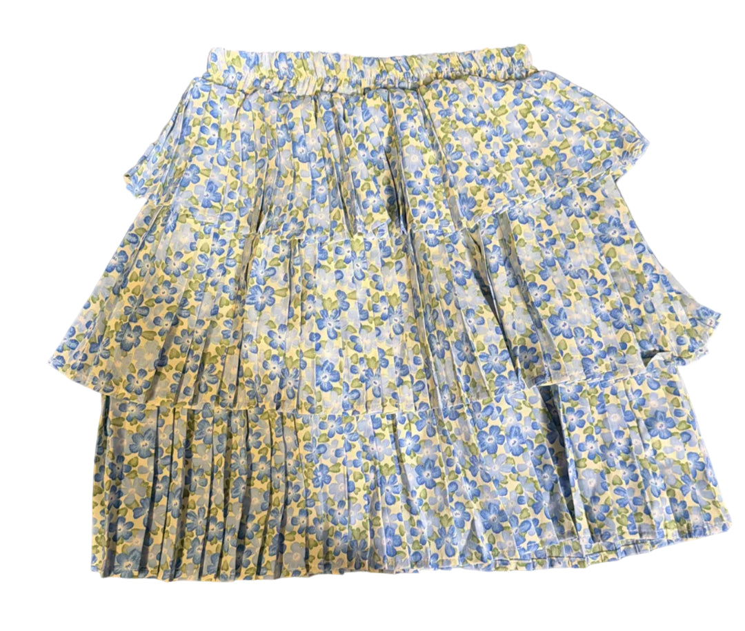 Violets Are Blue Pleat Skirt