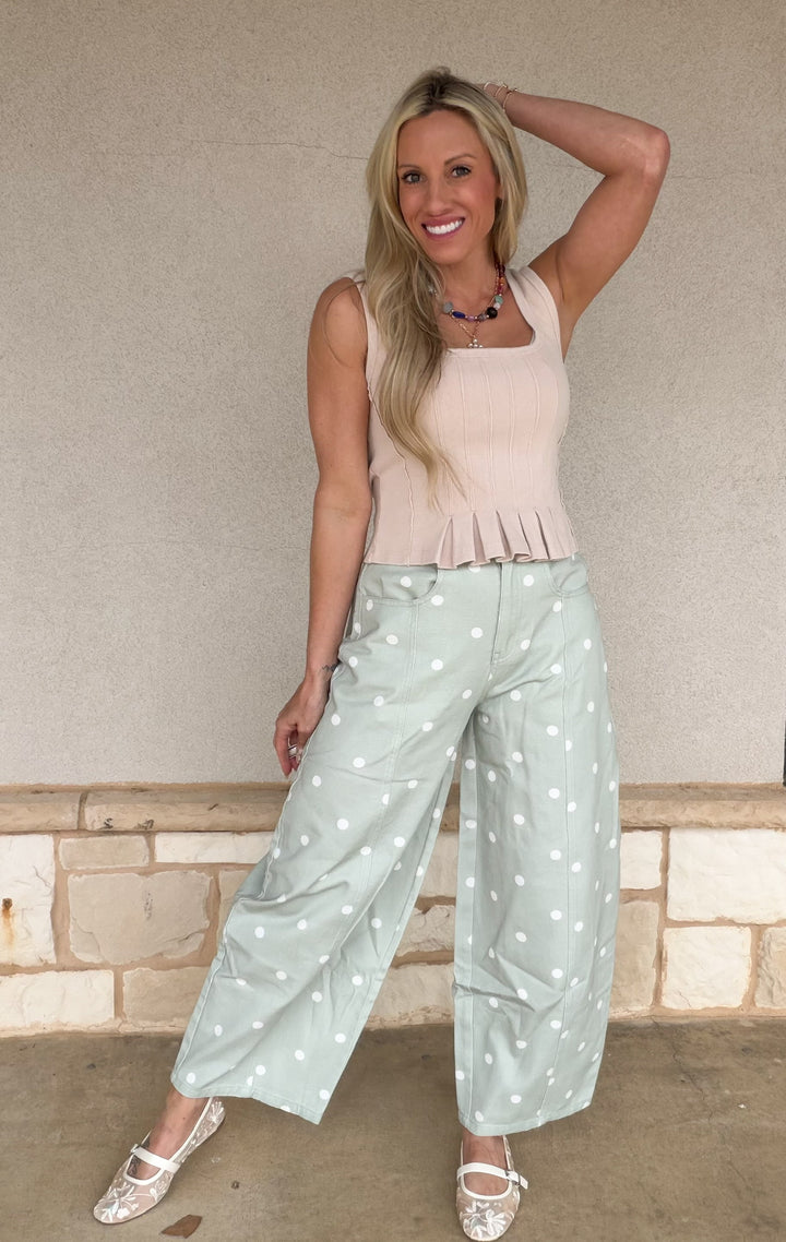 The Chic Dot Wide Leg