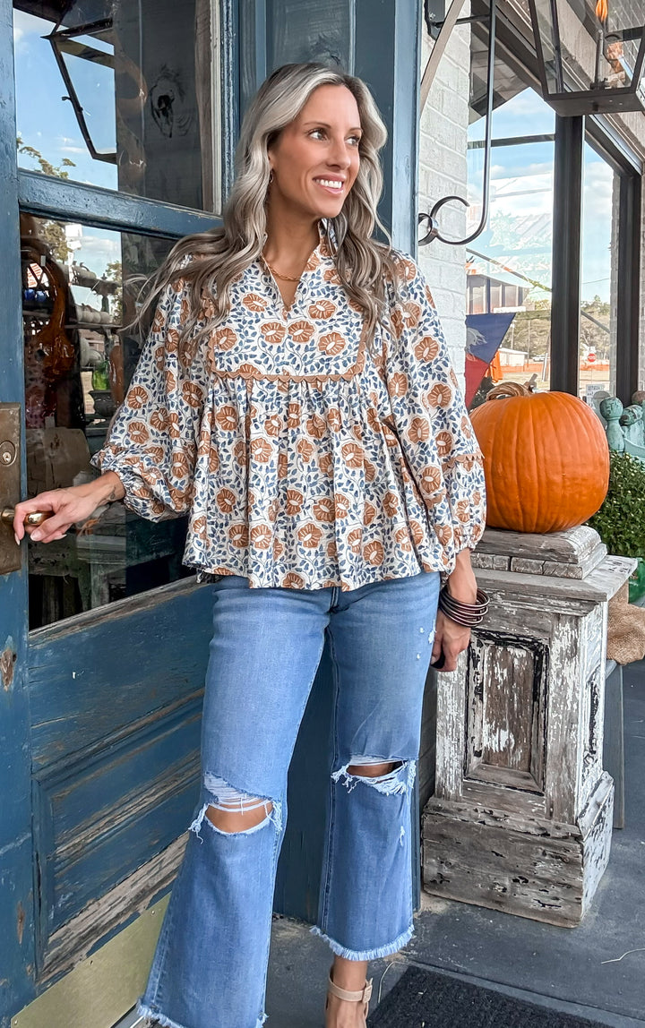 Kindred Spirit Floral Top