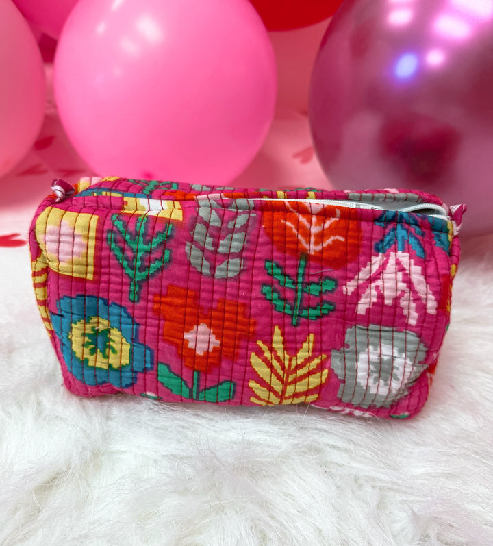 The Gypsy Studio Quilted Cosmetic Bag