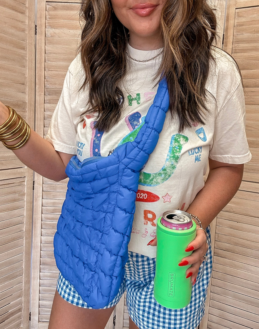 Travel Plans Puffer Bag Large