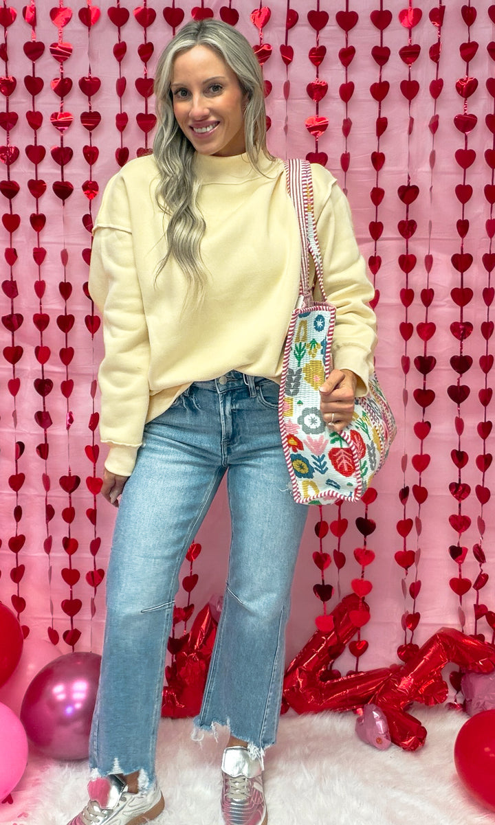 The Snug Mock Neck Sweatshirt