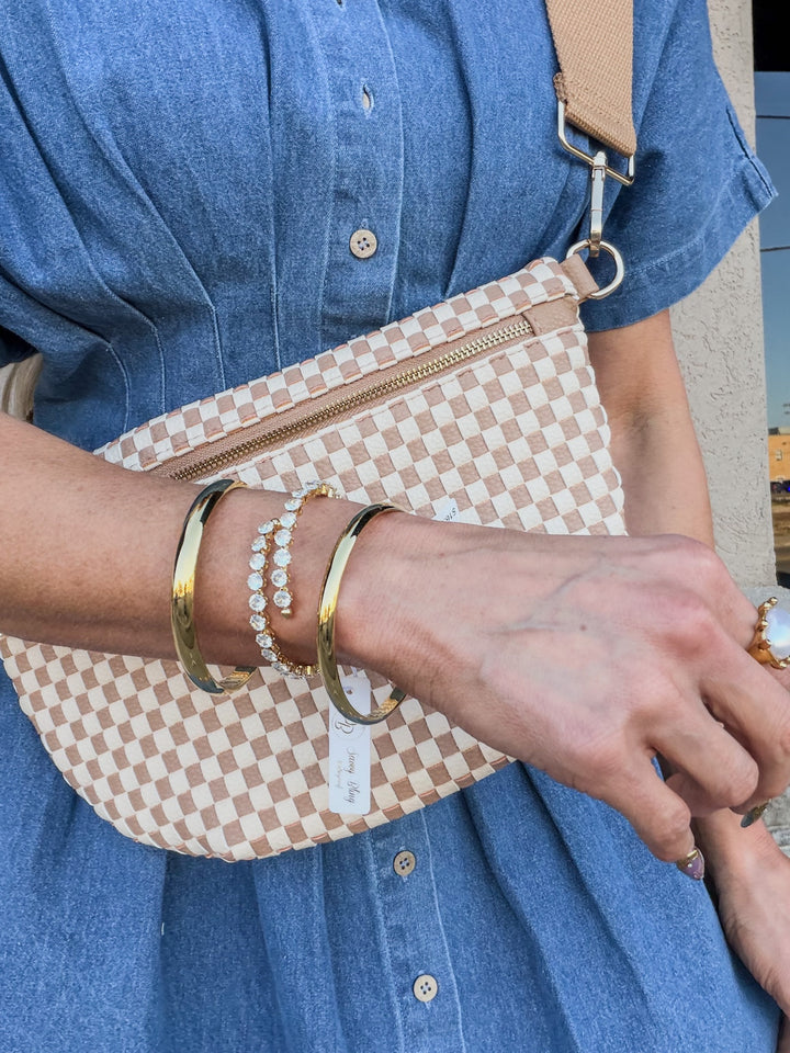 The Golden Hour Tennis Wrap Bracelet