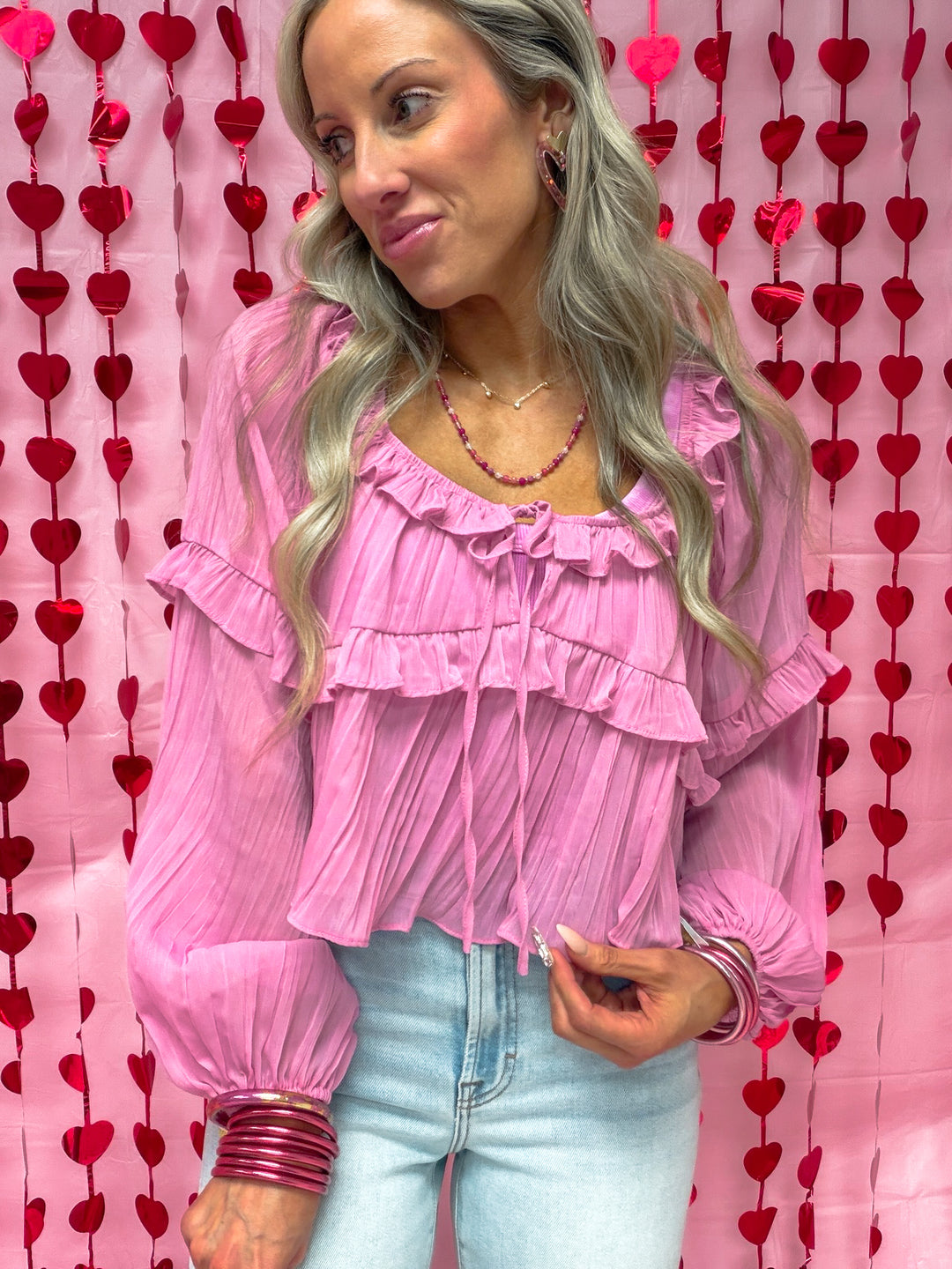 Havana Nights Ruffle Blouse