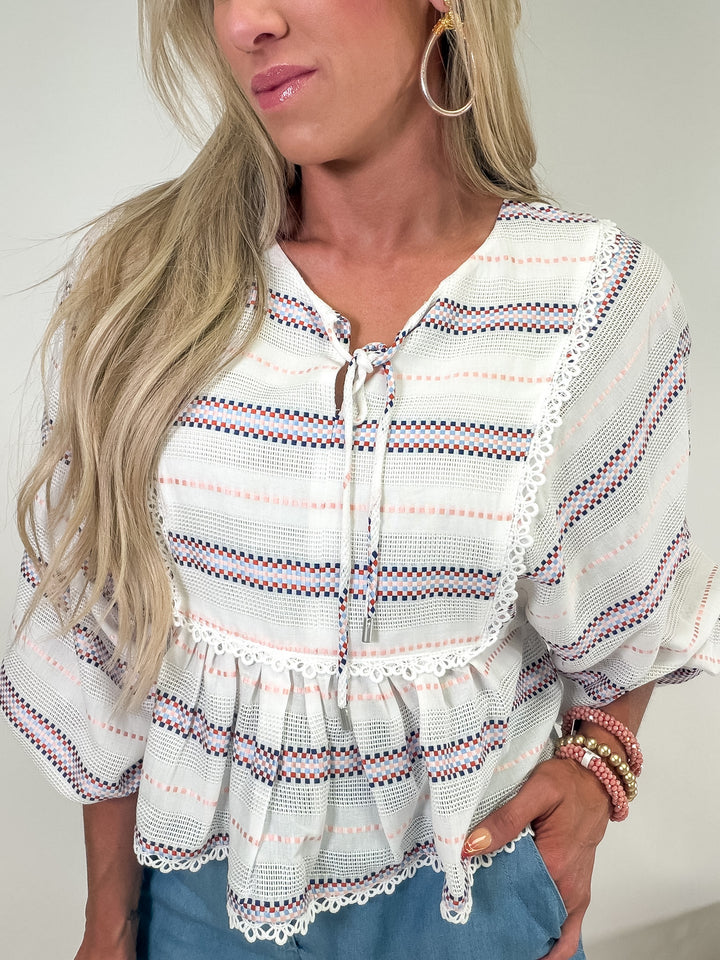 The Summer Social Peplum